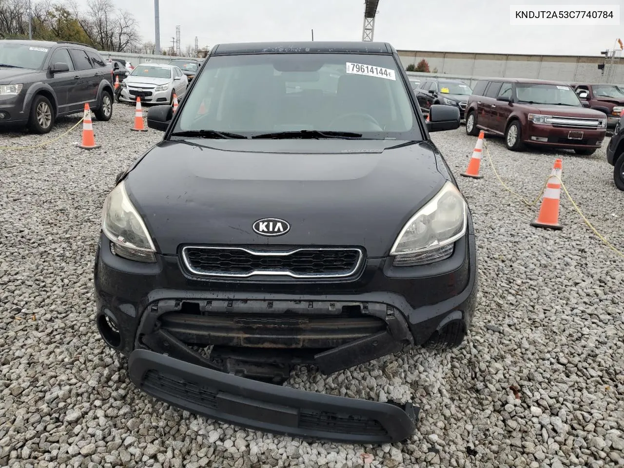 2012 Kia Soul VIN: KNDJT2A53C7740784 Lot: 79614144