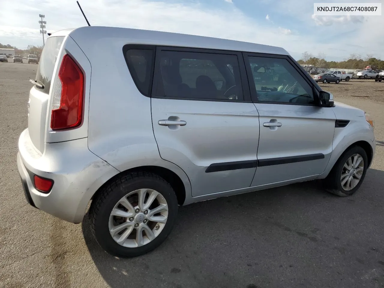 2012 Kia Soul + VIN: KNDJT2A68C7408087 Lot: 79651854