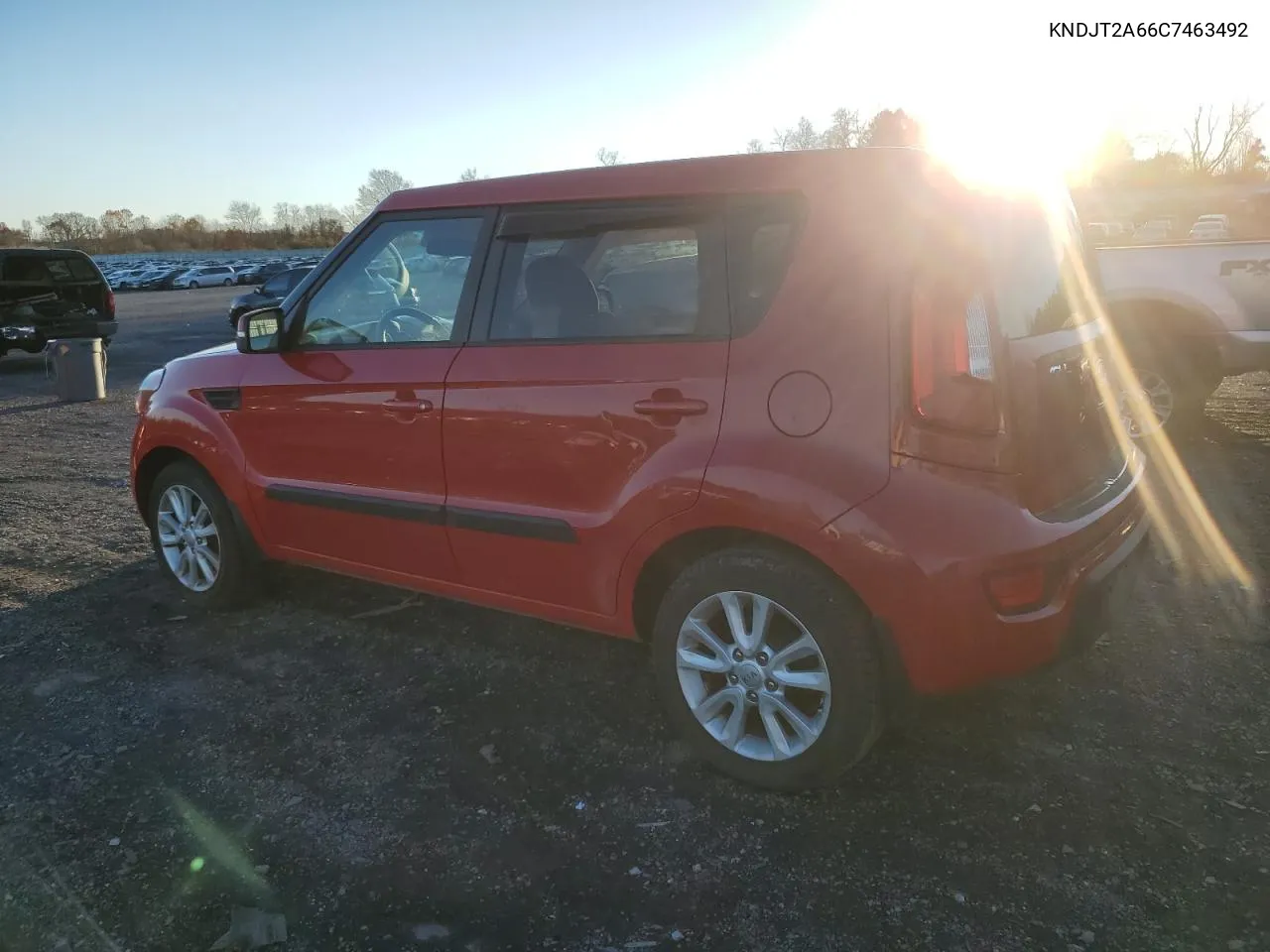 2012 Kia Soul + VIN: KNDJT2A66C7463492 Lot: 80074434