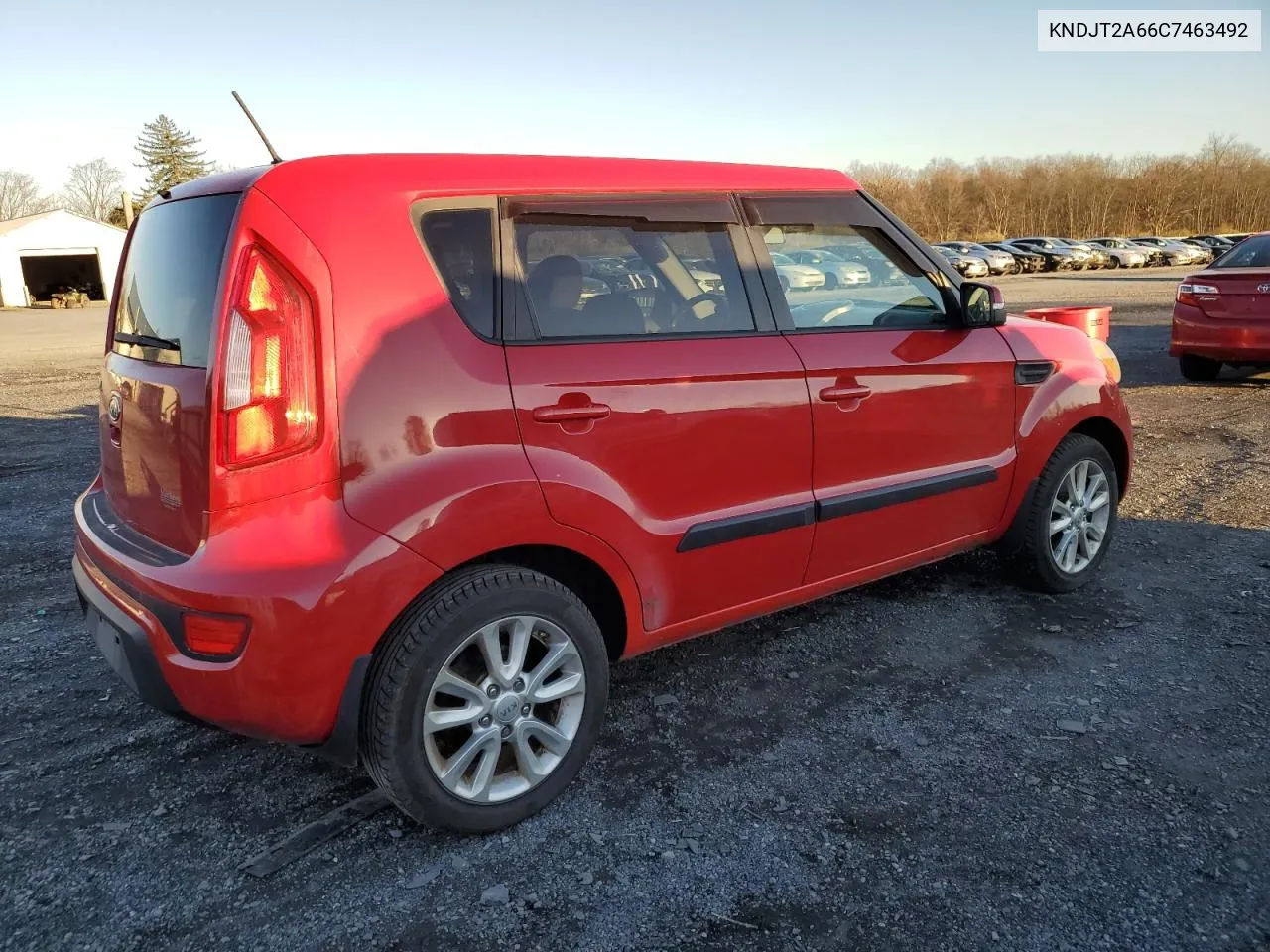 2012 Kia Soul + VIN: KNDJT2A66C7463492 Lot: 80074434