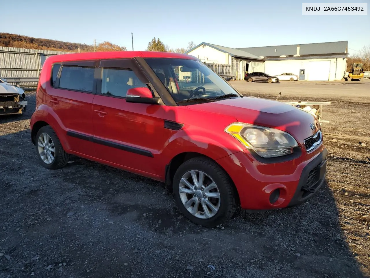 2012 Kia Soul + VIN: KNDJT2A66C7463492 Lot: 80074434