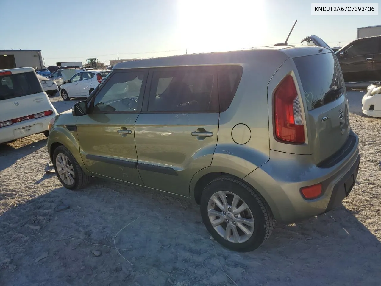 2012 Kia Soul + VIN: KNDJT2A67C7393436 Lot: 80098384