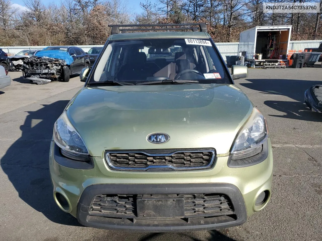 2012 Kia Soul VIN: KNDJT2A54C7353760 Lot: 80113894