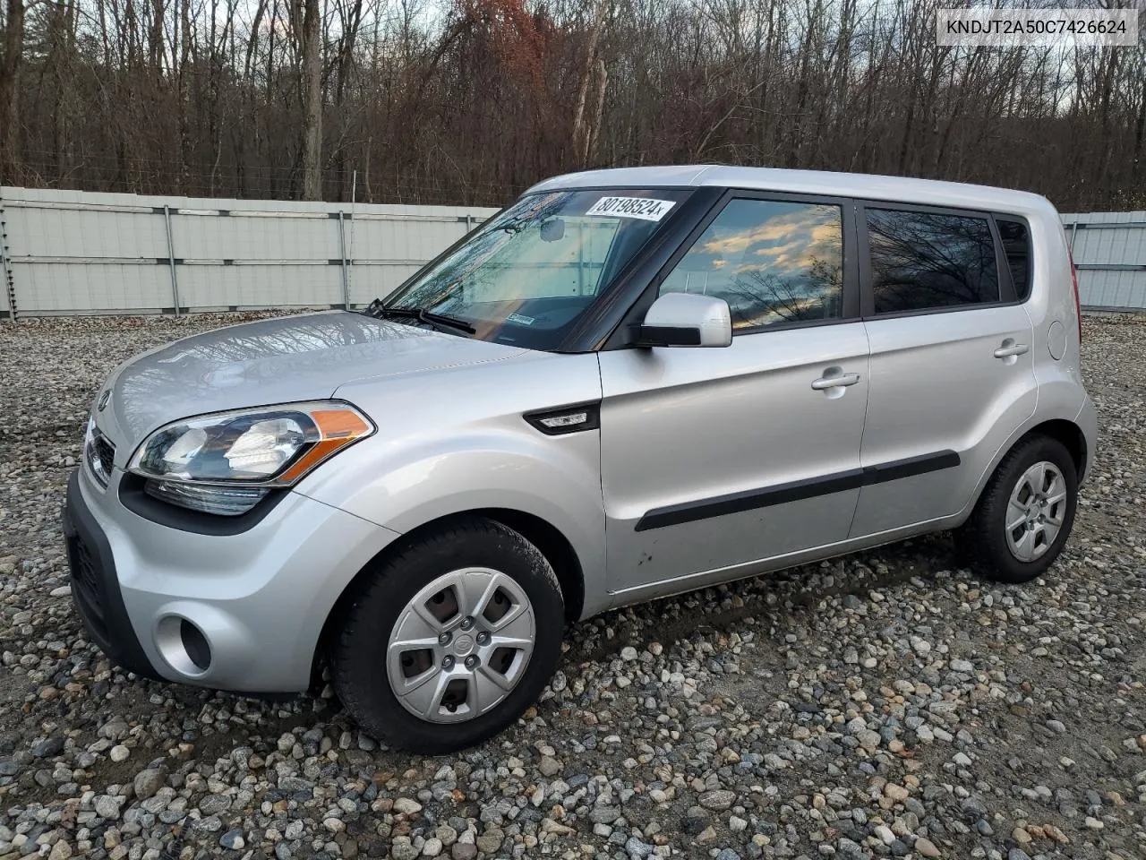 2012 Kia Soul VIN: KNDJT2A50C7426624 Lot: 80198524