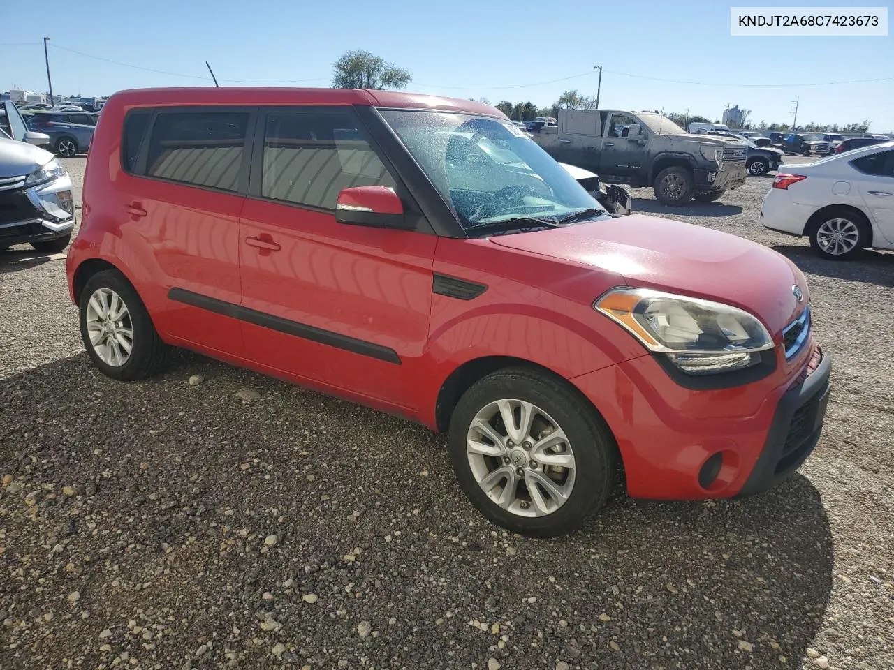 2012 Kia Soul + VIN: KNDJT2A68C7423673 Lot: 80871754