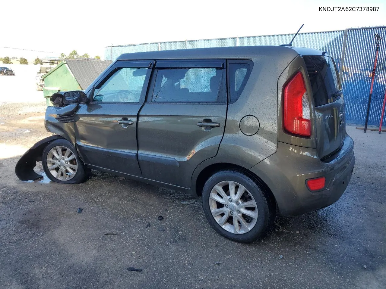 2012 Kia Soul + VIN: KNDJT2A62C7378987 Lot: 80889504