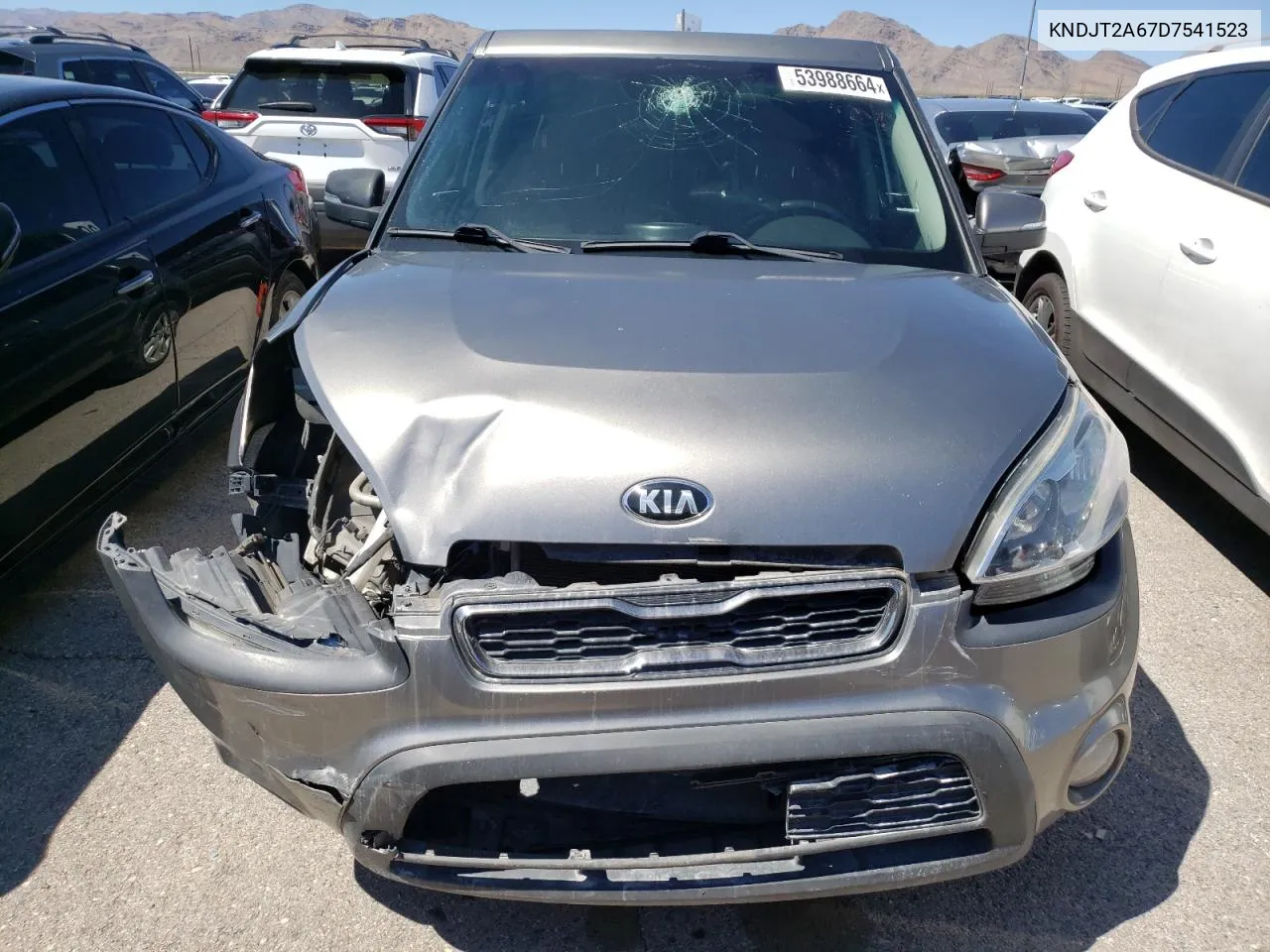 2013 Kia Soul + VIN: KNDJT2A67D7541523 Lot: 53988664