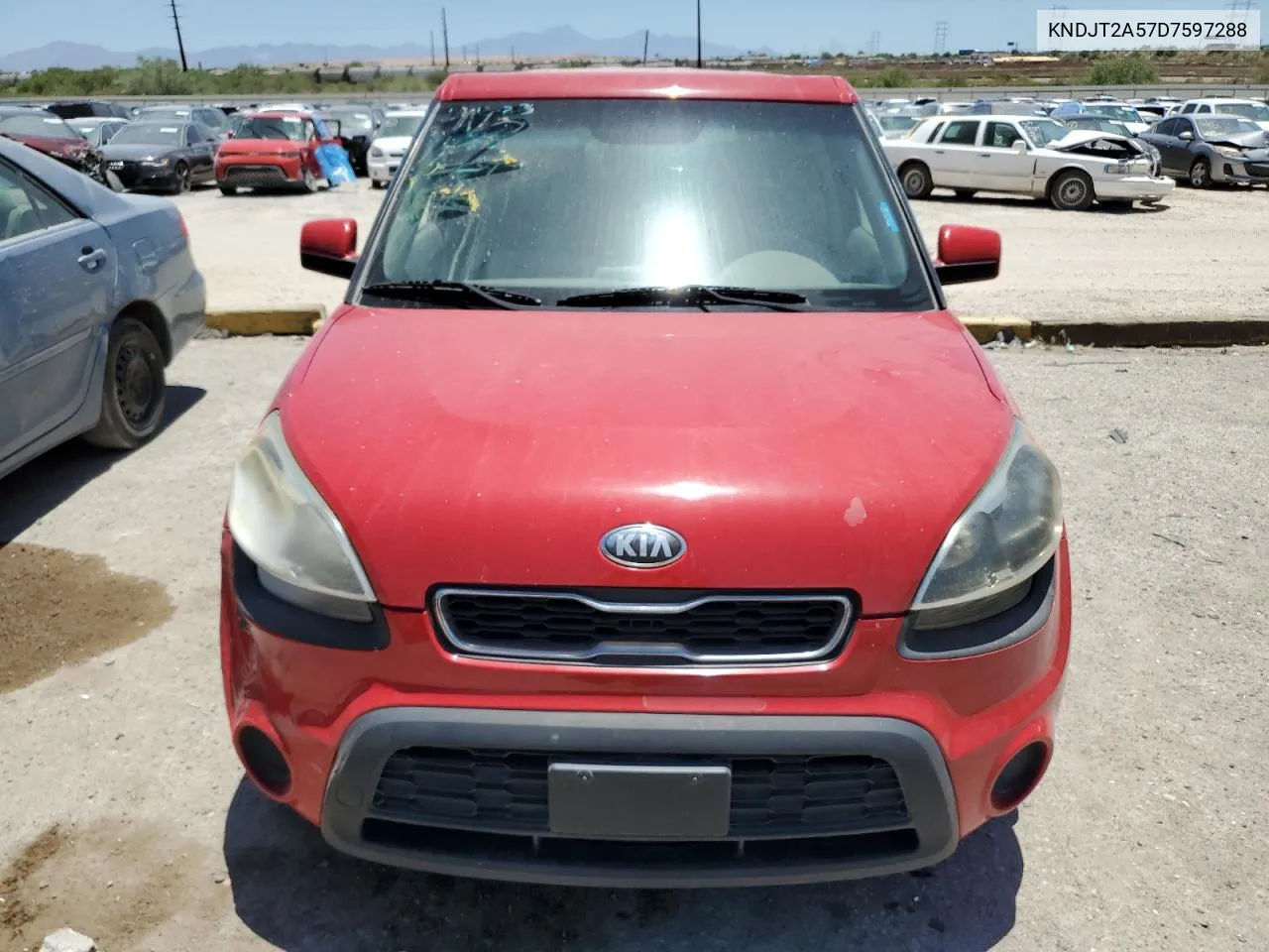 2013 Kia Soul VIN: KNDJT2A57D7597288 Lot: 59545954