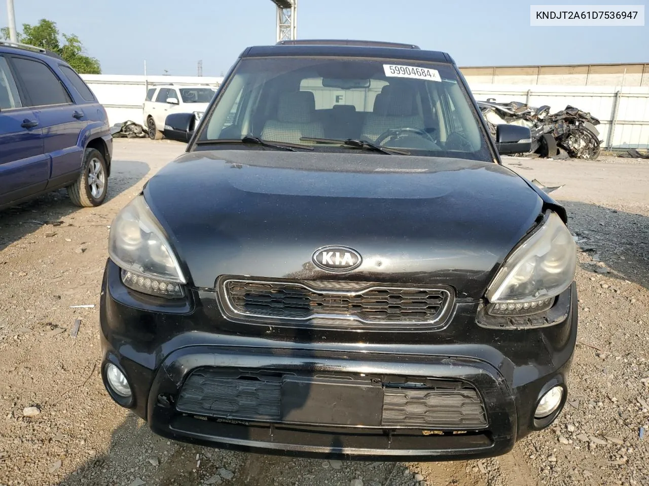 2013 Kia Soul + VIN: KNDJT2A61D7536947 Lot: 59904684