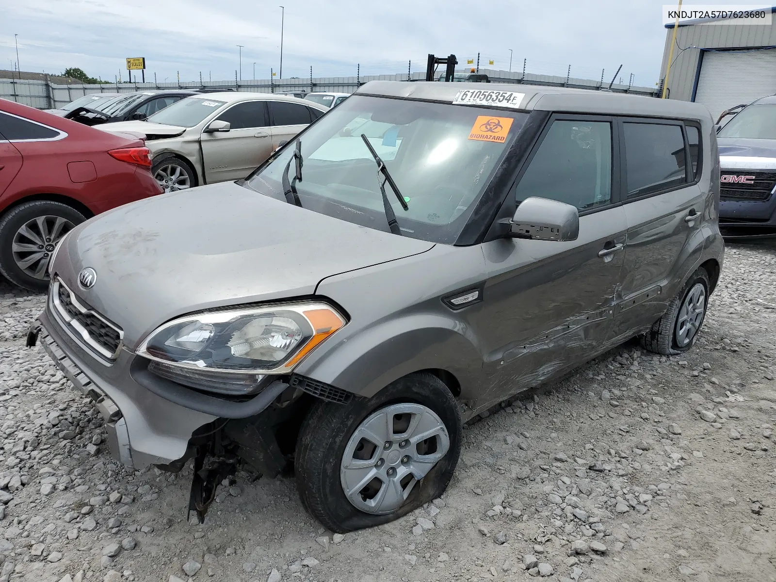 2013 Kia Soul VIN: KNDJT2A57D7623680 Lot: 61056354