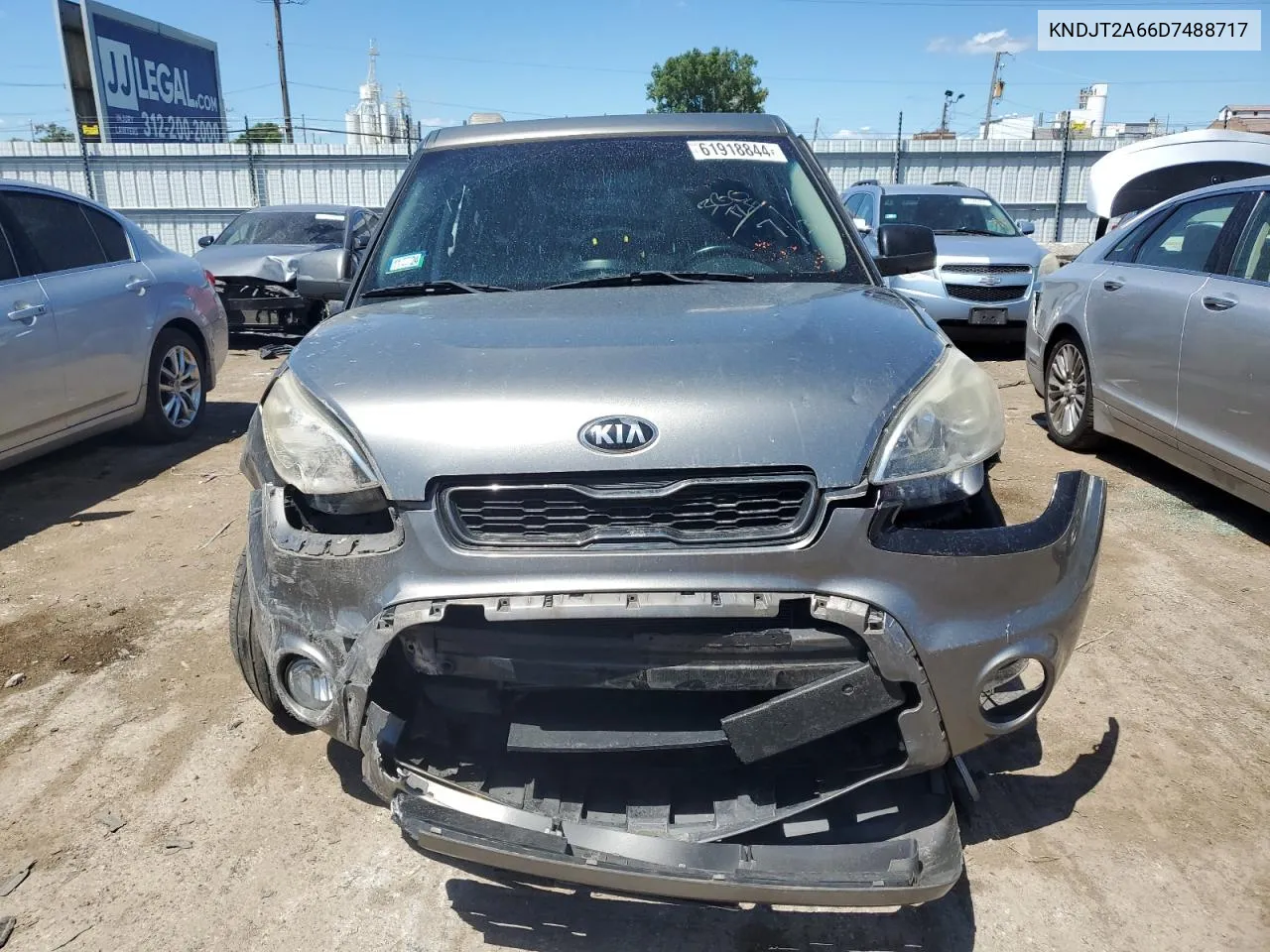 2013 Kia Soul + VIN: KNDJT2A66D7488717 Lot: 61918844