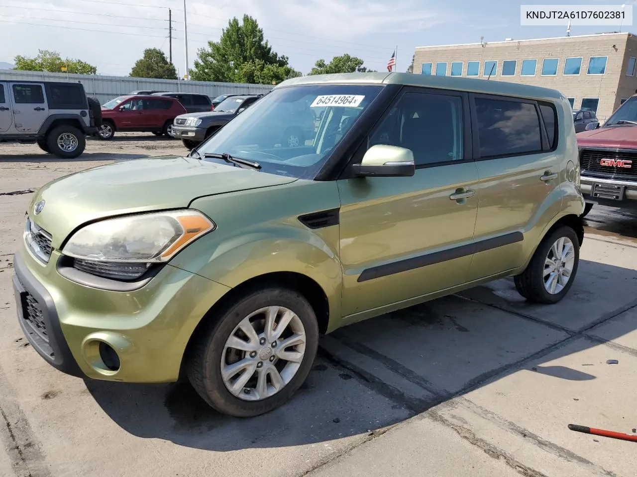 2013 Kia Soul + VIN: KNDJT2A61D7602381 Lot: 64514964