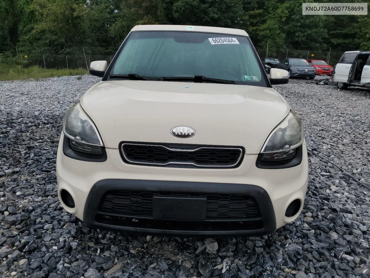 2013 Kia Soul + VIN: KNDJT2A60D7758699 Lot: 66204504