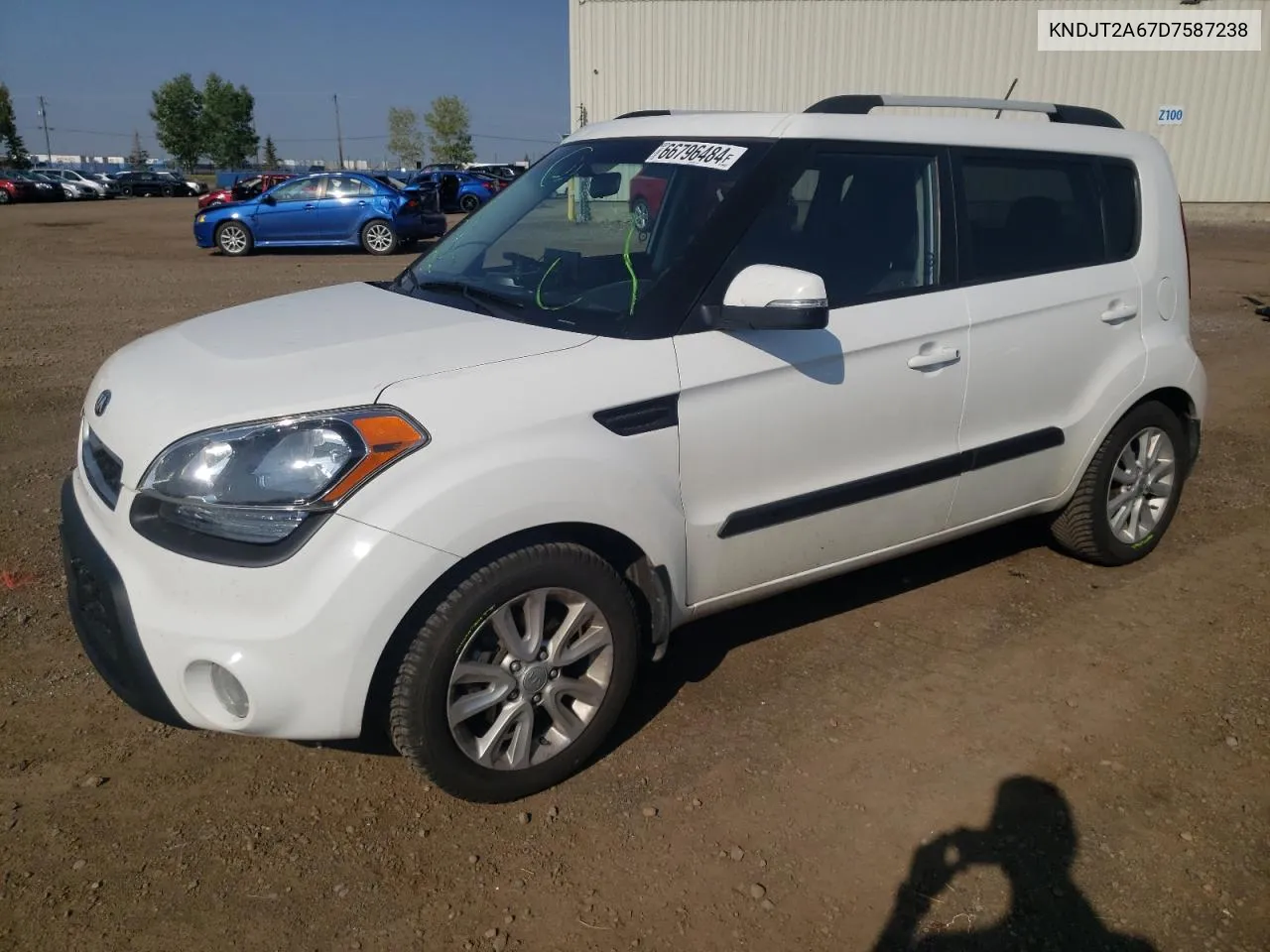 2013 Kia Soul + VIN: KNDJT2A67D7587238 Lot: 66796484