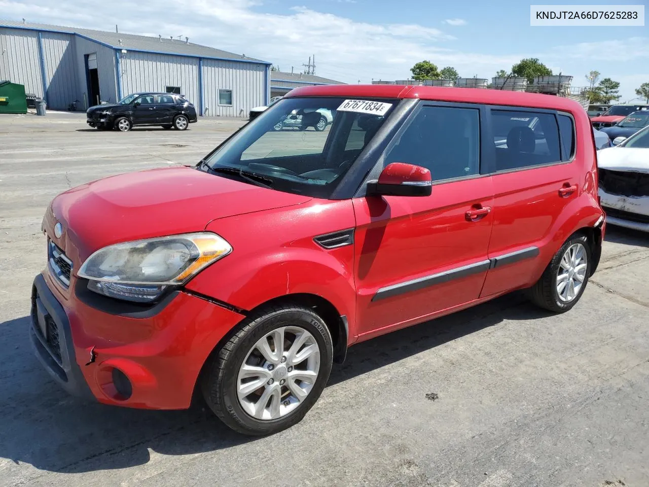 2013 Kia Soul + VIN: KNDJT2A66D7625283 Lot: 67671834