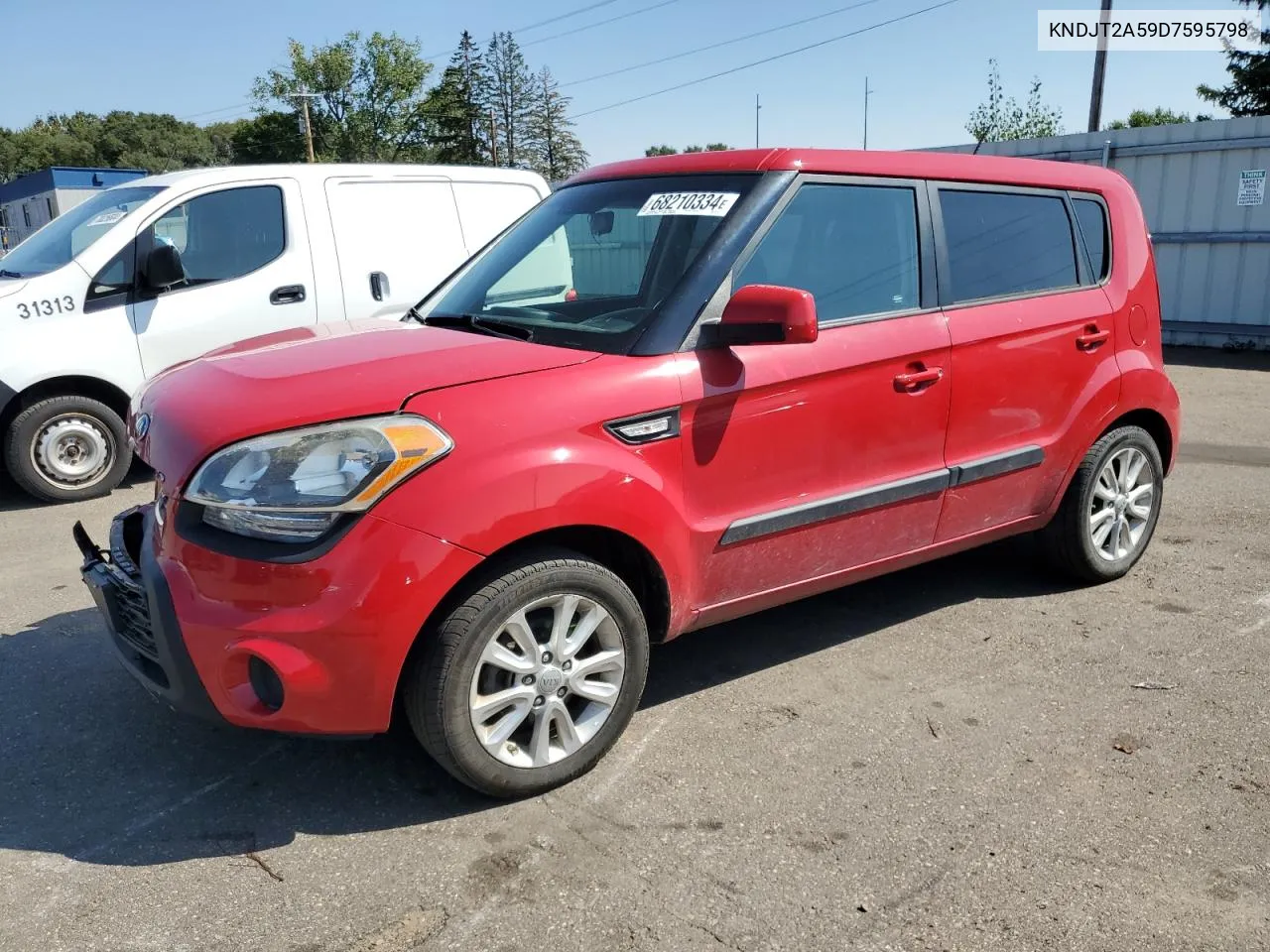 2013 Kia Soul VIN: KNDJT2A59D7595798 Lot: 68210334