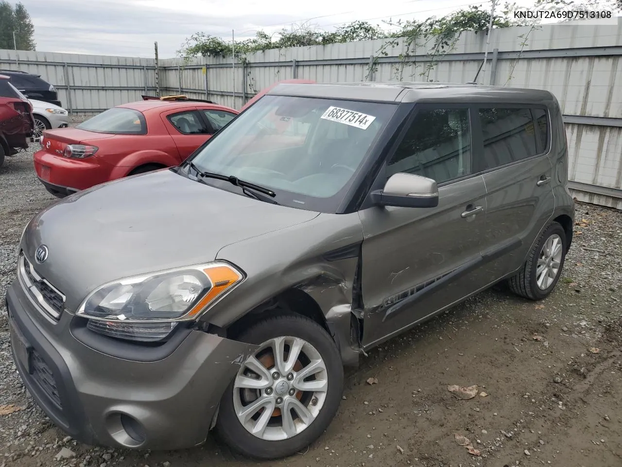 2013 Kia Soul + VIN: KNDJT2A69D7513108 Lot: 68377514