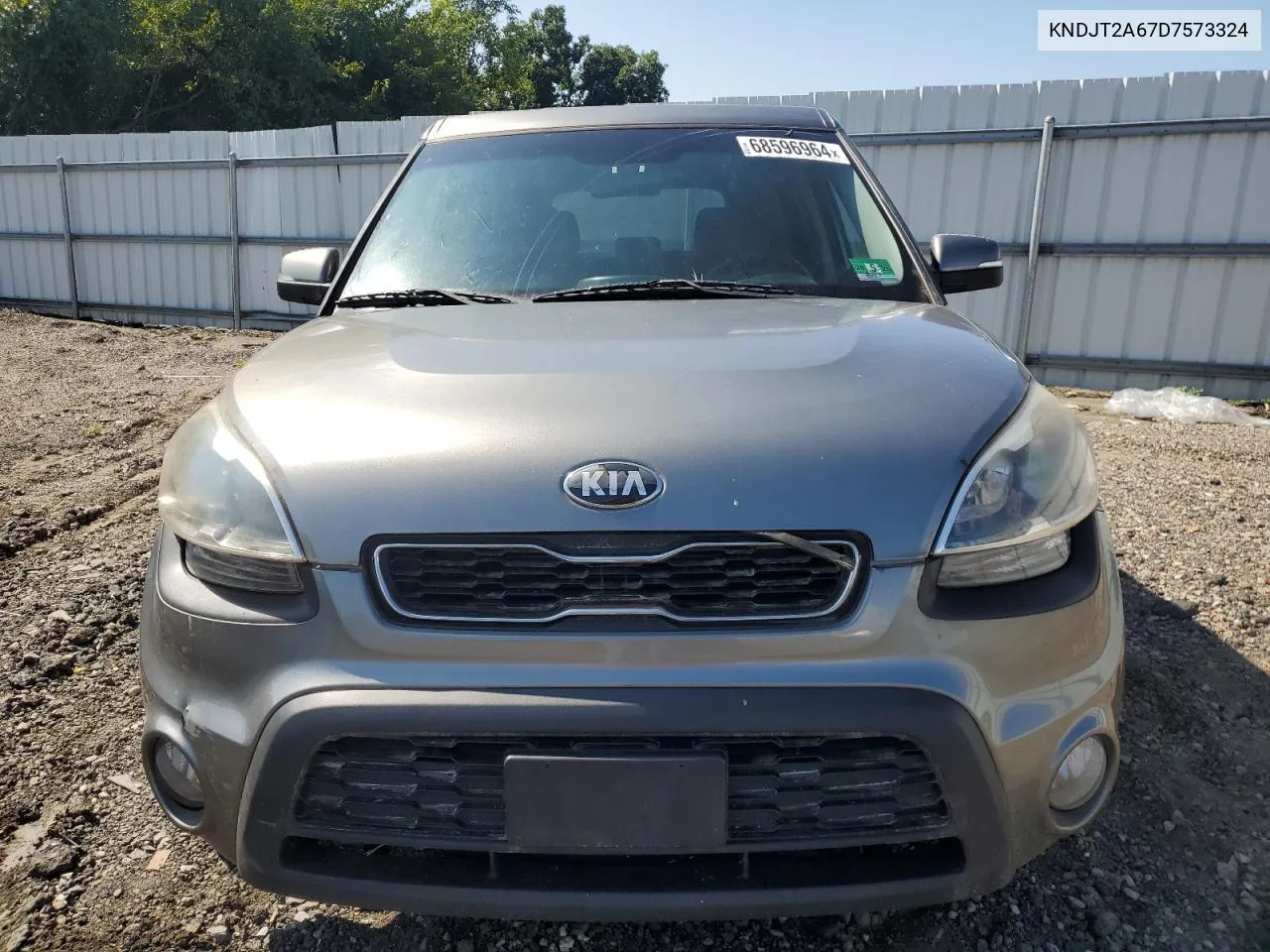 2013 Kia Soul + VIN: KNDJT2A67D7573324 Lot: 68596964