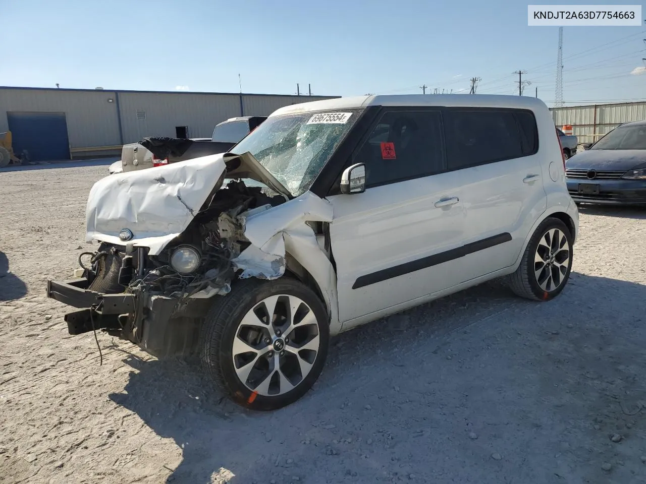 2013 Kia Soul + VIN: KNDJT2A63D7754663 Lot: 69675554