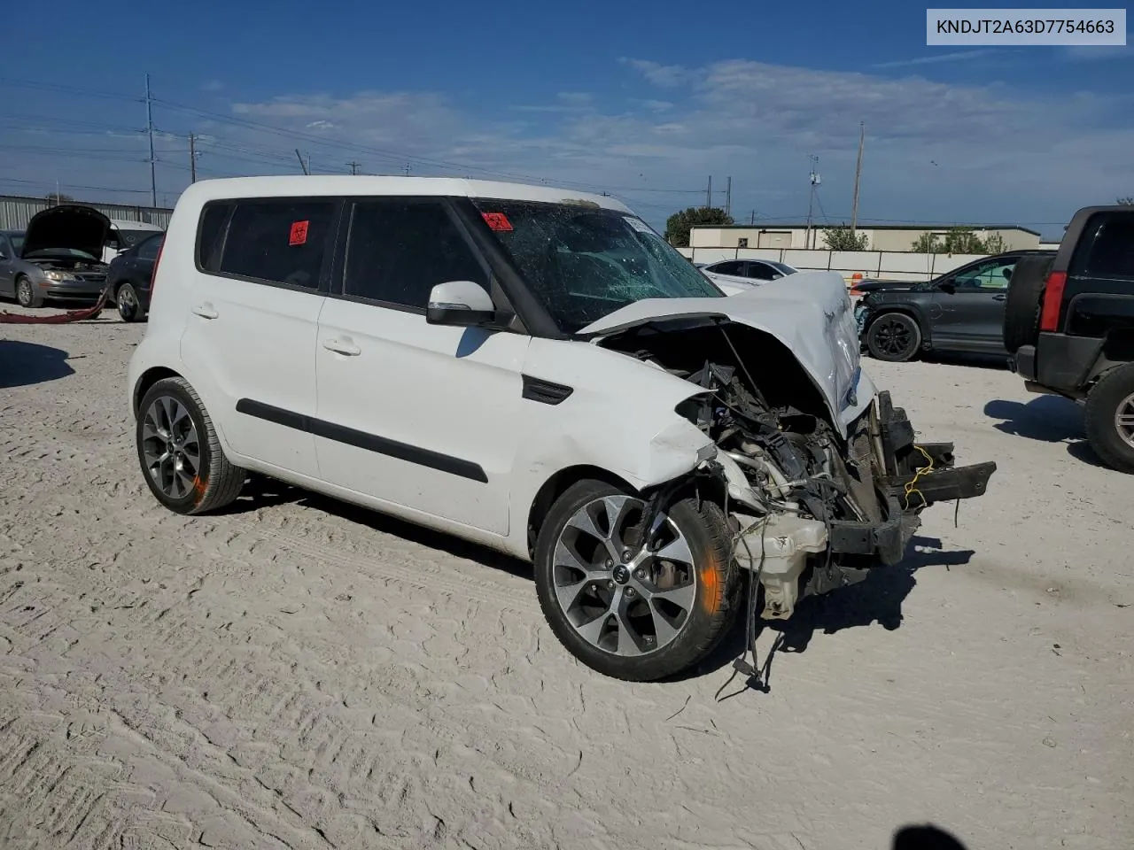 2013 Kia Soul + VIN: KNDJT2A63D7754663 Lot: 69675554