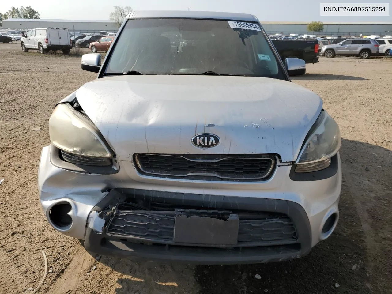 2013 Kia Soul + VIN: KNDJT2A68D7515254 Lot: 70580654