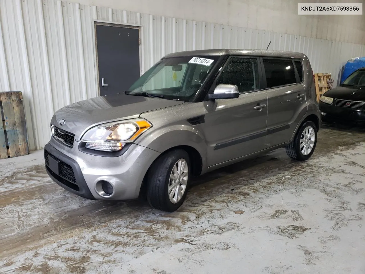 2013 Kia Soul + VIN: KNDJT2A6XD7593356 Lot: 70816314