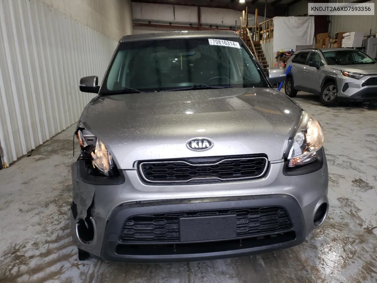 2013 Kia Soul + VIN: KNDJT2A6XD7593356 Lot: 70816314