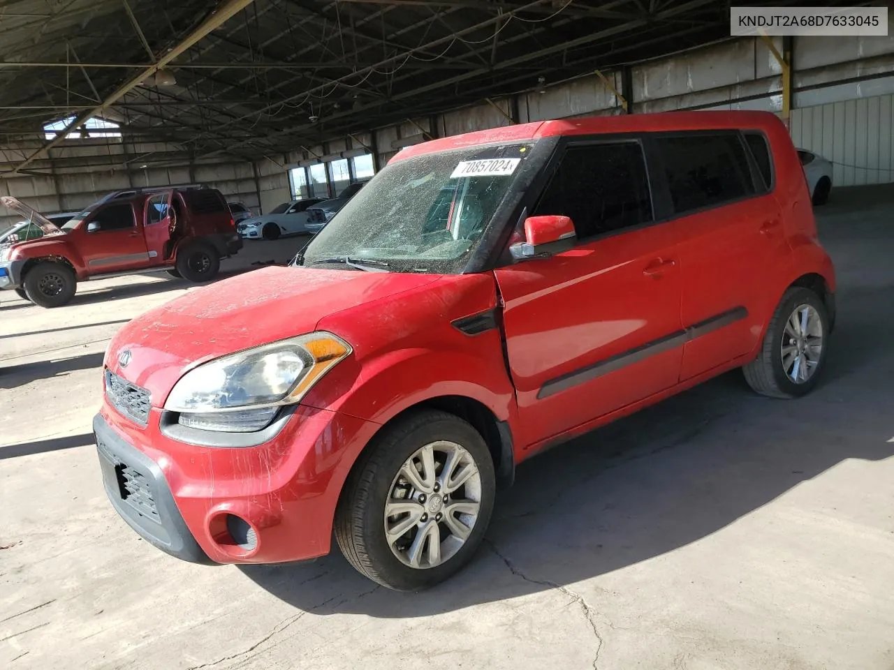 2013 Kia Soul + VIN: KNDJT2A68D7633045 Lot: 70857024