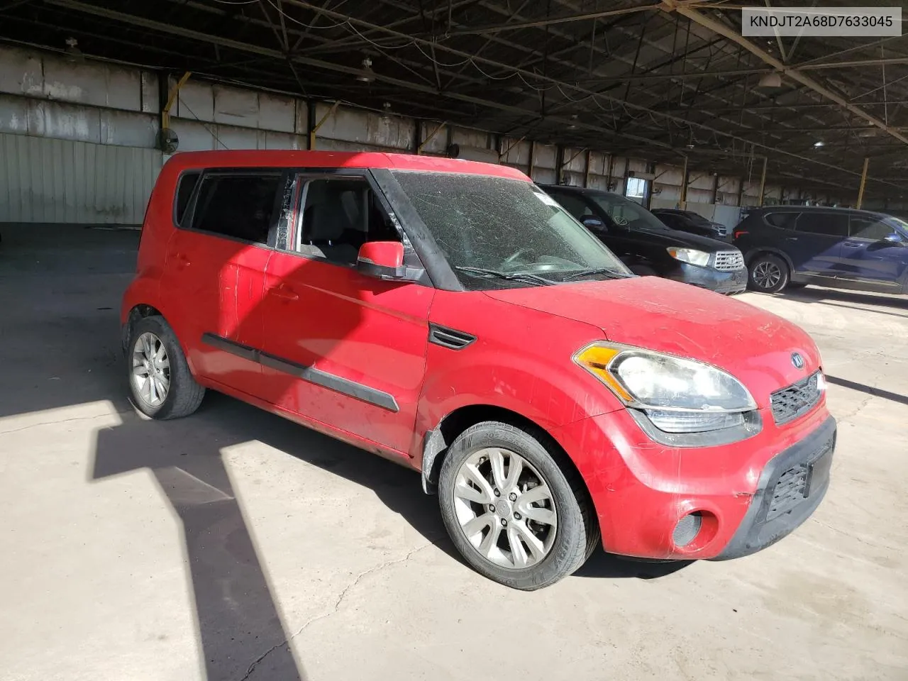 2013 Kia Soul + VIN: KNDJT2A68D7633045 Lot: 70857024