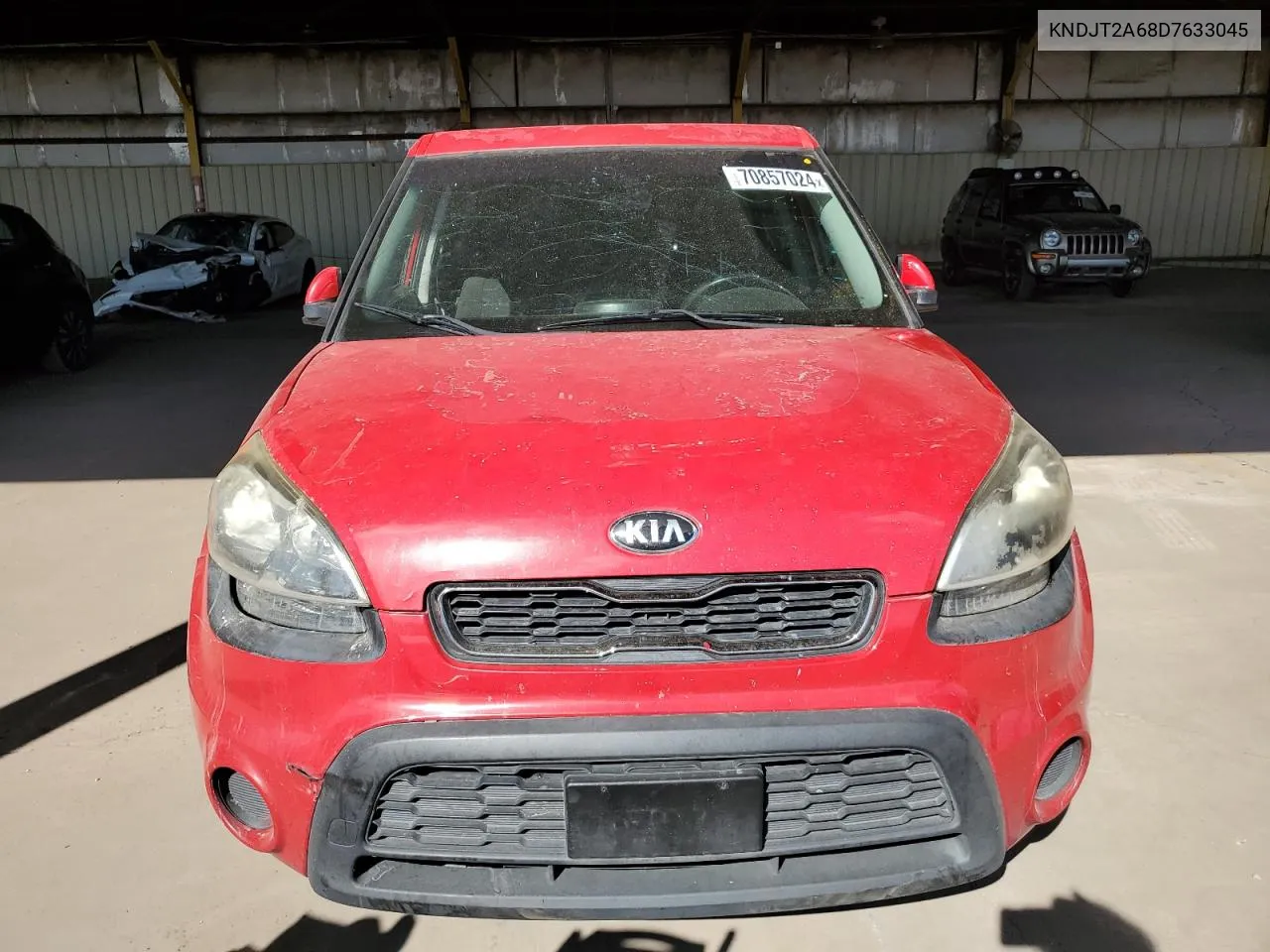 2013 Kia Soul + VIN: KNDJT2A68D7633045 Lot: 70857024