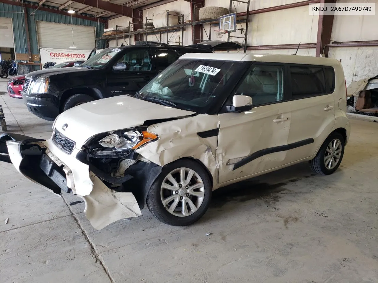 2013 Kia Soul + VIN: KNDJT2A67D7490749 Lot: 71834434