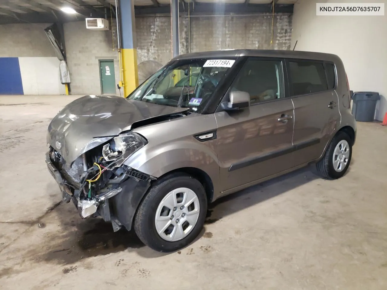 2013 Kia Soul VIN: KNDJT2A56D7635707 Lot: 72317194