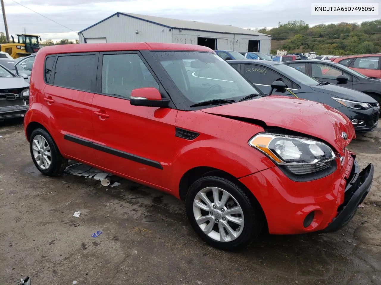 2013 Kia Soul + VIN: KNDJT2A65D7496050 Lot: 72512794