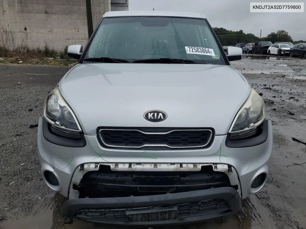 2013 Kia Soul VIN: KNDJT2A52D7759800 Lot: 72583864