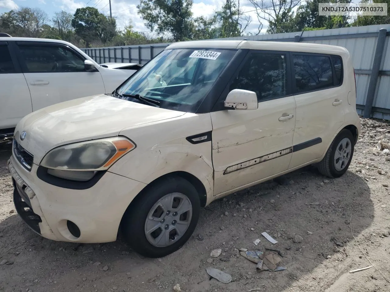 2013 Kia Soul VIN: KNDJT2A53D7510373 Lot: 72973344