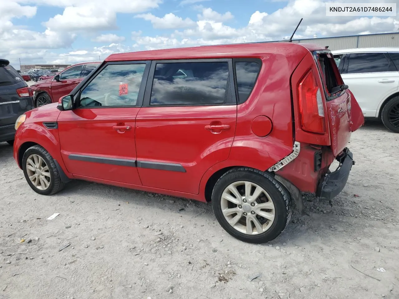 2013 Kia Soul + VIN: KNDJT2A61D7486244 Lot: 73161944