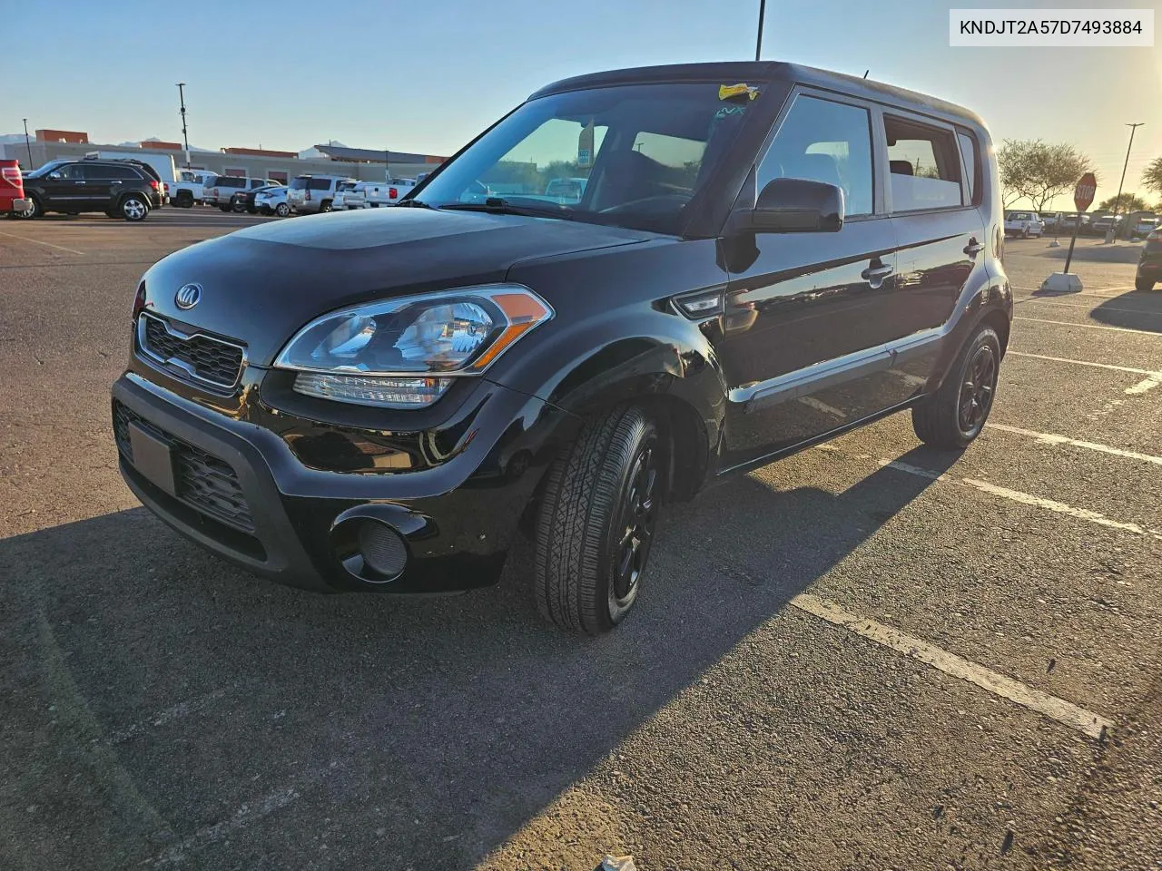 2013 Kia Soul VIN: KNDJT2A57D7493884 Lot: 73259594