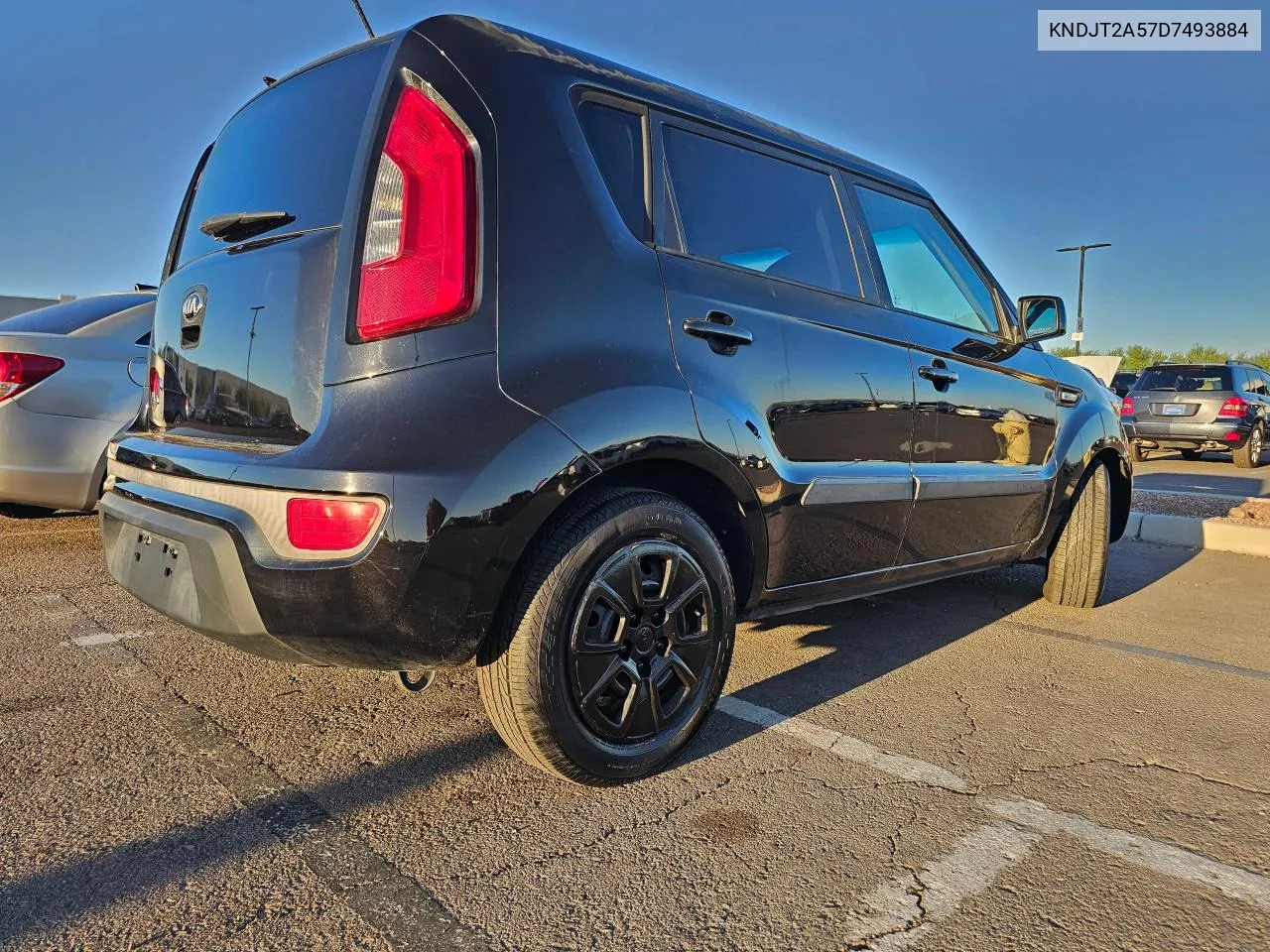 2013 Kia Soul VIN: KNDJT2A57D7493884 Lot: 73259594