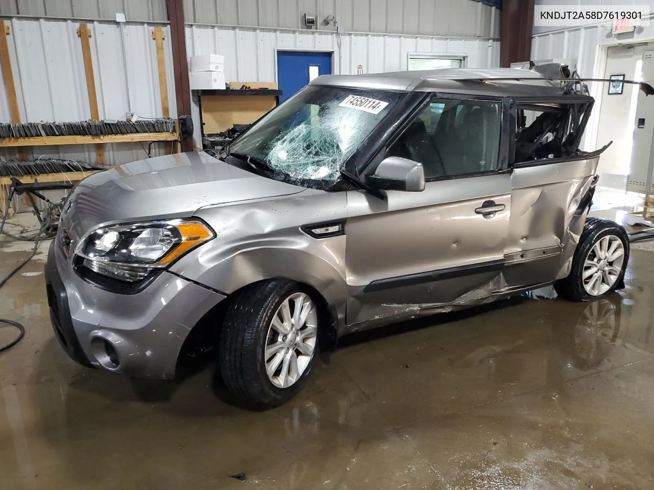 2013 Kia Soul VIN: KNDJT2A58D7619301 Lot: 74550114