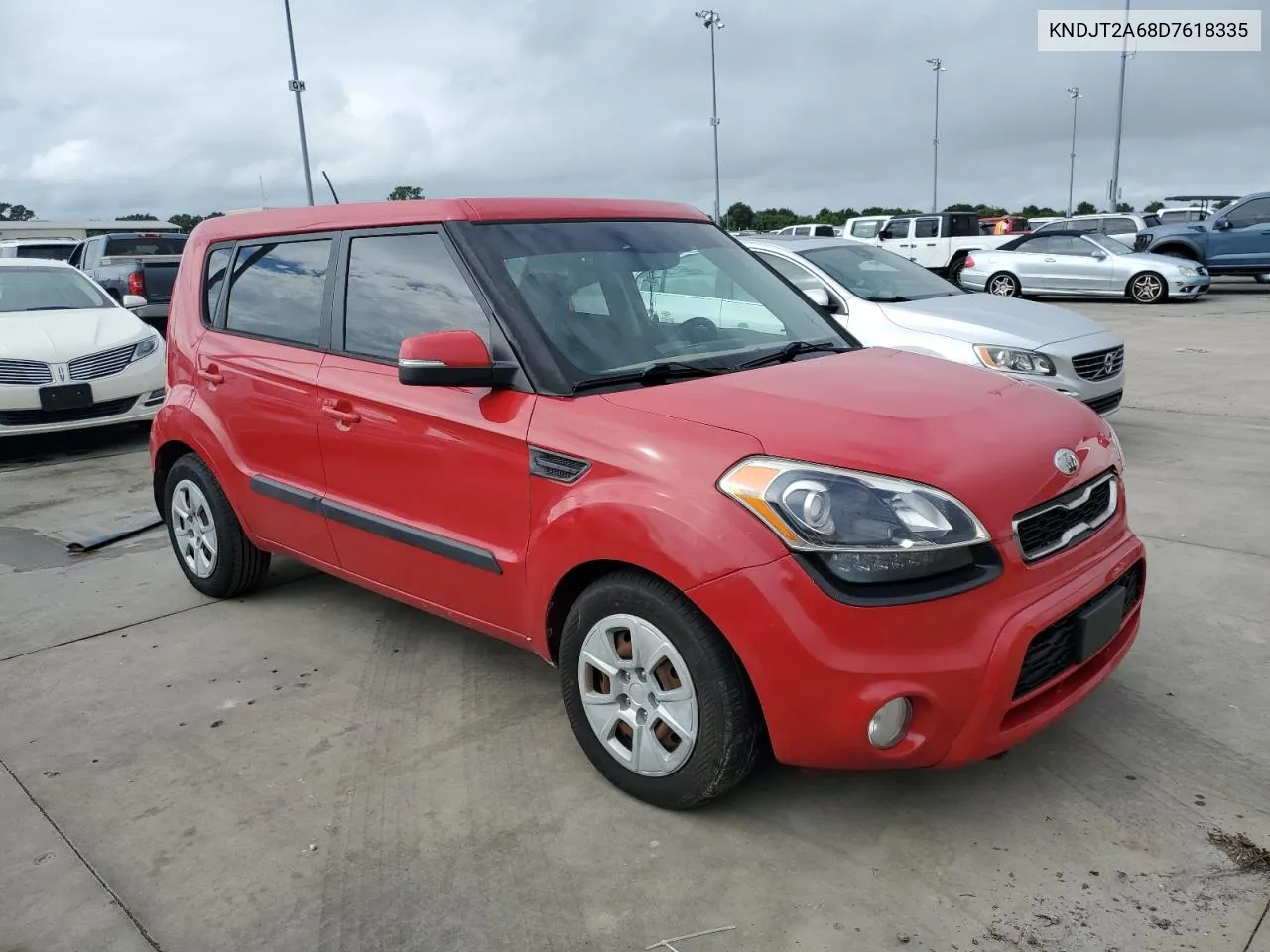 2013 Kia Soul + VIN: KNDJT2A68D7618335 Lot: 74680624