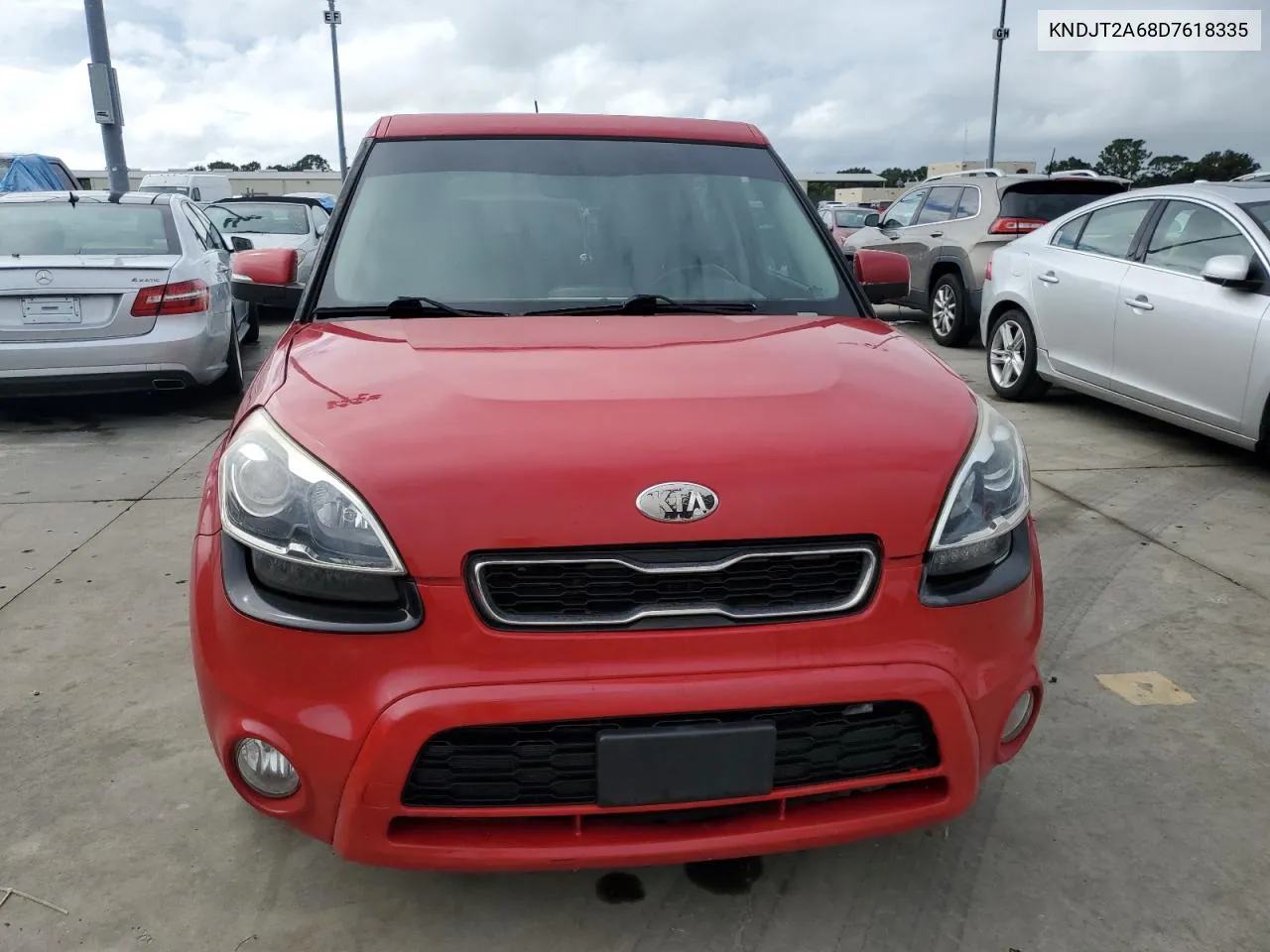 2013 Kia Soul + VIN: KNDJT2A68D7618335 Lot: 74680624