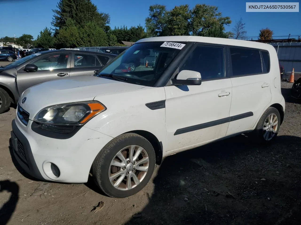 2013 Kia Soul + VIN: KNDJT2A65D7530567 Lot: 75166414