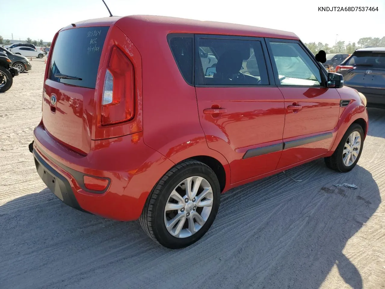 2013 Kia Soul + VIN: KNDJT2A68D7537464 Lot: 75514514