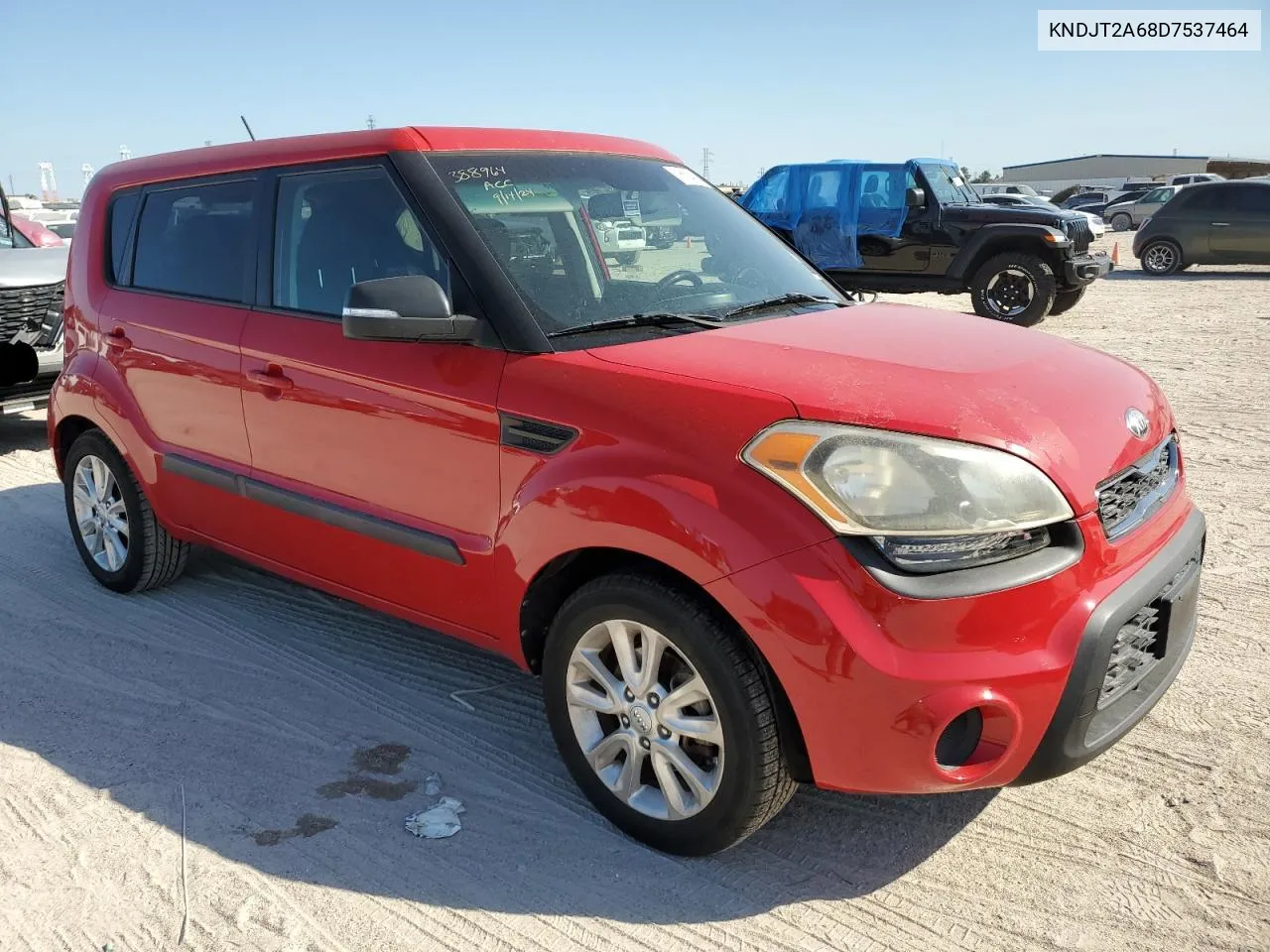 2013 Kia Soul + VIN: KNDJT2A68D7537464 Lot: 75514514