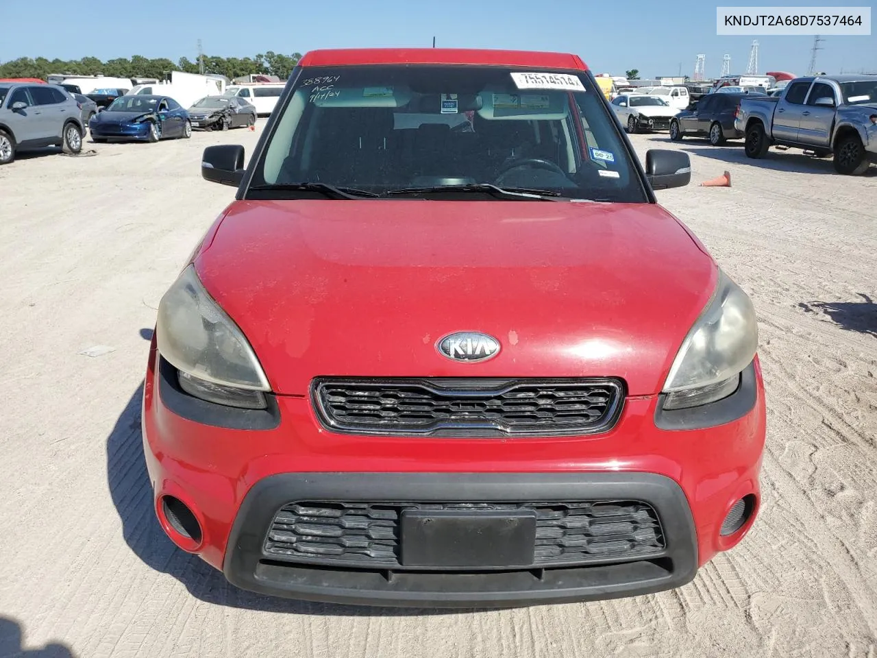 2013 Kia Soul + VIN: KNDJT2A68D7537464 Lot: 75514514