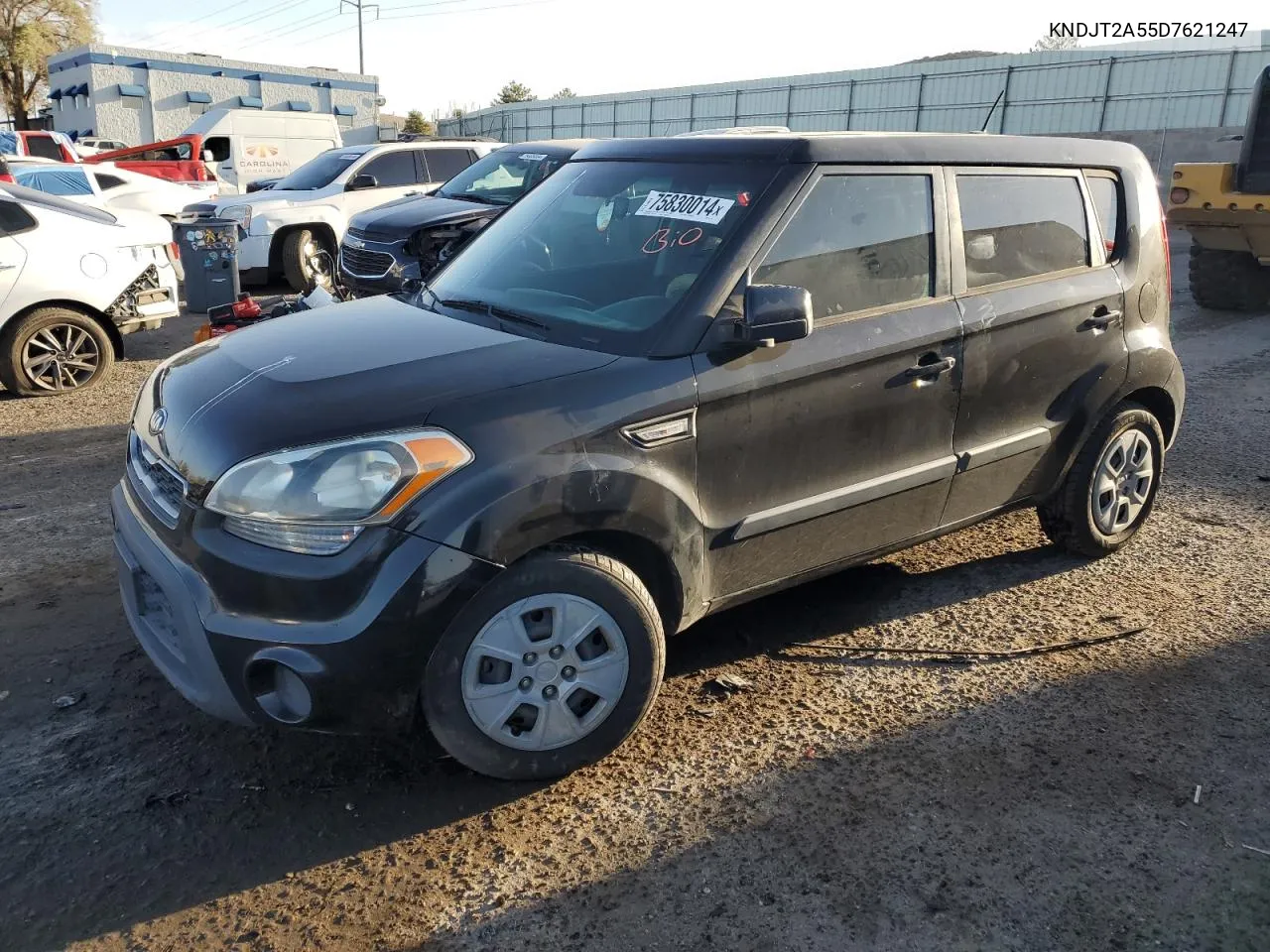 2013 Kia Soul VIN: KNDJT2A55D7621247 Lot: 75830014