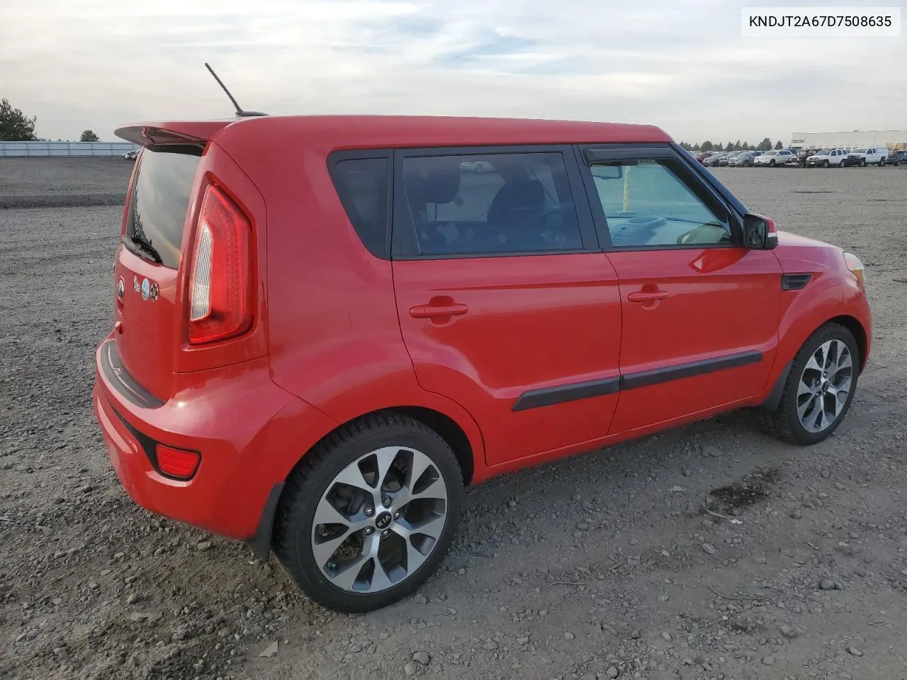 2013 Kia Soul + VIN: KNDJT2A67D7508635 Lot: 76110034