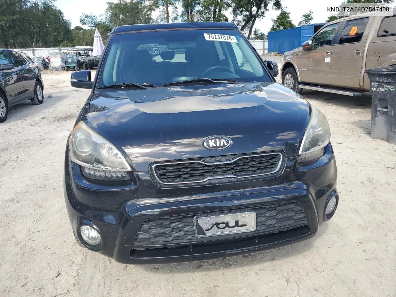 2013 Kia Soul + VIN: KNDJT2A64D7547408 Lot: 76232024