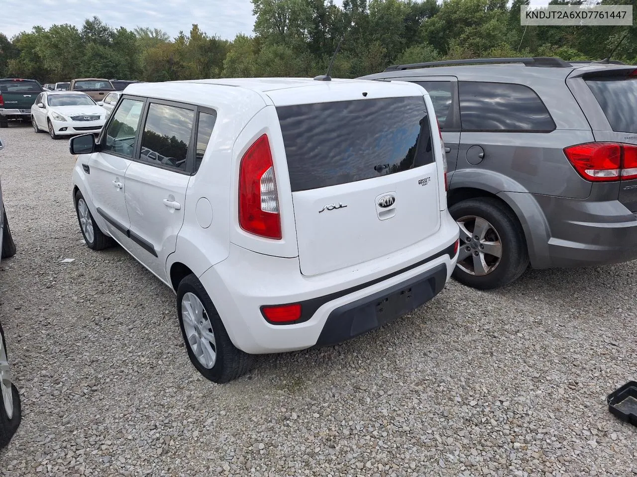 2013 Kia Soul + VIN: KNDJT2A6XD7761447 Lot: 76467654