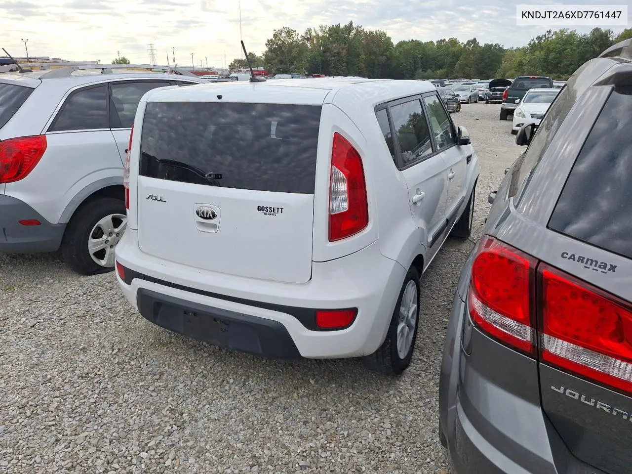 2013 Kia Soul + VIN: KNDJT2A6XD7761447 Lot: 76467654